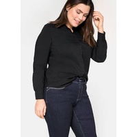 sheego Damen Große Größen Bluse mit Stretch-Anteil Businessmode klassisch - - 44