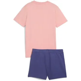 Puma Essentials No.1 Logo T-Shirt & Shorts Set Pink 176