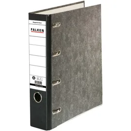 Falken Ordner Recycling 7 cm DIN A4 schwarz