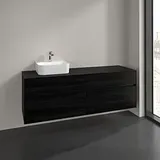 Villeroy & Boch Villeroy und Boch Collaro Waschtischunterschrank C10500AB 160x54,8x50cm, Waschtisch links, black oak