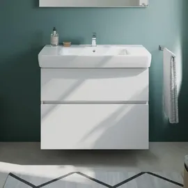 Evineo Waschbeckenunterschrank ineo5 evo 2 Auszüge 85 x 65,4 cm Weiß