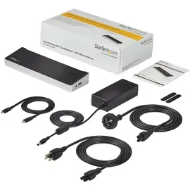 Startech StarTech.com 4K USB-C Dock, Dreifach UHD 4K Monitor Dockingstation, Mac & Windows, HDMI/DisplayPort, 100W Power Delivery