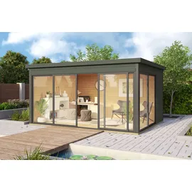 Lasita Maja Gartenhaus 4,37 x 3,41 m Grün