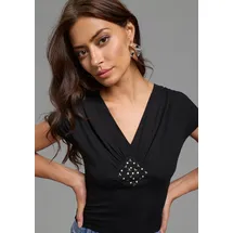 MELROSE T-Shirt Schwarz 46