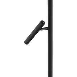 XXXLutz Led-Stehleuchte schwarz - 163 cm,