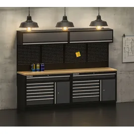 feistos Lochwand Metall Anthrazit