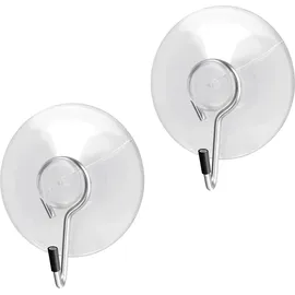 Metaltex Saughaken transparent 2er