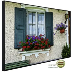 papermoon Infrarotheizung »EcoHeat - Bayerisches Fenster«, Matt-Effekt - bunt