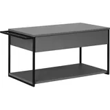 Fackelmann Waschtischunterschrank 1 Schublade 87,2 x 44,1 x 47,5 cm Grau