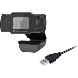 Conceptronic AMDIS 720p HD Webcam Schwarz