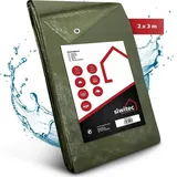 siwitec Abdeckplane 2 x 3 m Grün