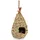 Relaxdays Vogelnest, zum Aufhängen, Deko Balkon, Terrasse, Garten, geflochten, Vogelhaus Stroh, HxD 29 x 12 cm, Natur
