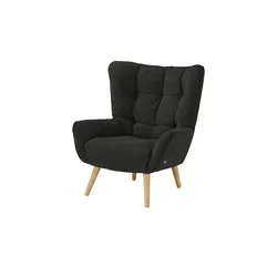 SOHO Polstersessel  Jolyn , schwarz , Maße (cm): B: 87 H: 100 T: 86.0