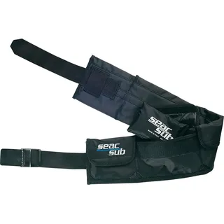 Seac Pocket Diving Belt, Tauchgürtel mit Bleitaschen, Schnalle aus Edelstahl, Gr. S