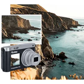 Rollei Compactline 12X Schwarz/Silber