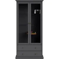 Home Affaire »Paris Glasvitrine Vitrinenschrank Ausstellung Sammelvitrine«, mit 2