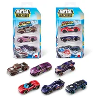 Zuru 67116 - Metal Machines Farbwechselauto-Set 1:64