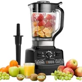 Enfmay Mixer Smoothie Maker - 350W Smoothie Maker to Go mit 2x600ml Flaschen - Tragbarer Edelstahl Blender für Shake, Smoothie und Babynahrung - Silber