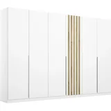 Rauch Drehtürenschrank Lamella 271 x 210 x 54 cm Weiß