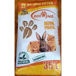 Gaja Eco-Pet Katzenstreu und Einstreu aus Holz für Kleintiere 35L (Rabatt für Stammkunden 3%)