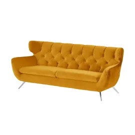 jette home Sofa Caldara ¦ gelb ¦ Maße (cm): B: 225 H: 94 T: 95.0