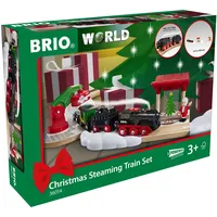 BRIO Batterie-Dampflok Weihnachts-Set