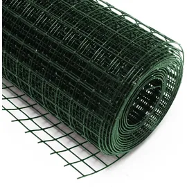 Wiltec Maschendrahtzaun 1x10 m Grün