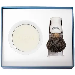Plisson Genuine badger Essential initiation set - Pearl White Rasier- & Enthaarungscreme   