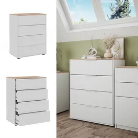 Vicco Betti 80 x 102 cm Weiß/Sonoma