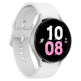 Samsung Galaxy Watch5 Silver 44 mm BT Sport Band White
