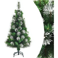 Costway 120cm Künstlicher Weihnachtsbaum mit Schnee