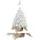 Kaemingk Minibaum Tannenbaum indoor Jutesack Weiß 27 cm