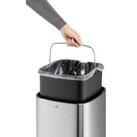Durable Sensor-Abfalleimer 35 l Silber