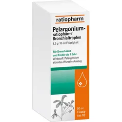 Pelargonium-Ratiopharm Bronchialtropfen 50 ml