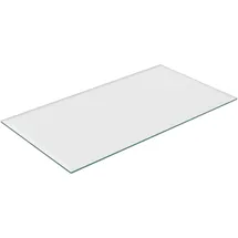 Relaxdays Tischplatte Glasplatte 120 x 0,8 cm x 65 cm