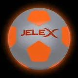 JELEX "Neon" LED Leucht Fußball weiß/orange-Größe:5