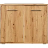 Priess Hochkommode Lindau 82 x 71 x 38 cm Beige / Braun