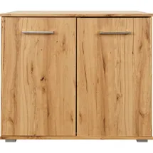 Priess Hochkommode Lindau 82 x 71 x 38 cm Beige / Braun