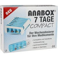Wepa Apothekenbedarf GmbH & Co. KG ANABOX Compact 7 Tage Wochendosierer blau/weiß