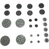 LEGO LEGO® Technic Zahnräder Grau Gemischt NEU! Menge 25x - Hellgrau