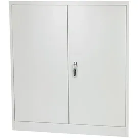 HJH Office Aktenschrank COLOR AS 105 x 90 x 40 cm abschließbar, Hellgrau 743035