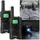 casativo-tech Casativo 2er-Set Profi Akku-PMR-Funkgeräte, Gürtelclip & Taschenlampe, Walkie Talkie mit 10km Reichweite, 8 Kanäle, Ladestation, 8 Stunden Sprechzeit