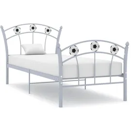 vidaXL Fußballbett 90 x 200 cm Grau