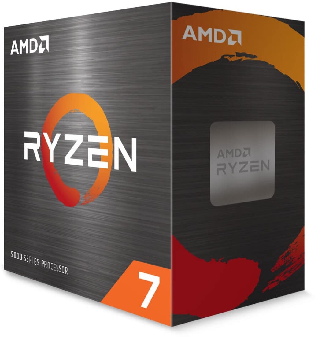 AMD Ryzen 7 5700X Prozessor (Basistakt: 3.4GHz, Max. Leistungstakt: bis zu 4.6GHz, 8 Kerne, L3-Cache 32MB, Socket AM4, ohne Kühler) 100-100000926WOF, Schwarz.