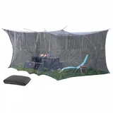 Infactory Mückennetz: XXL-Moskitonetz, Innen & Außen, 300 x 500 x 250 cm, 220 Mesh, schwarz (Moskitonetz XXL Outdoor, Moskitozelt XXL, großes Terrasse)