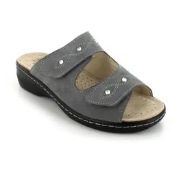 Hickersberger Milano Hallux Pantolette grau, Größe 42 EU