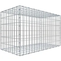 Gabiona C-Ring-Gabione 60 x 100 x 50 cm Maschenw 5 x 10 cm