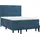 vidaXL Boxspringbett 140 x 200 cm Dunkelblau
