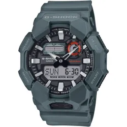 Chronograph CASIO G-SHOCK Armbanduhren graublau Herren Quarzuhr, Armbanduhr, Herrenuhr, digital,Resinband,20 bar Wasserdichte