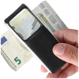 Wedo Lupe mit LED Beleuchtung inklusiv Batterien)